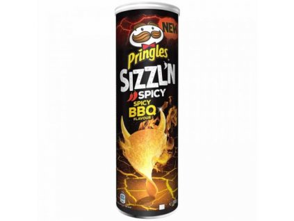 Pringles Sizzln Spicy BBQ 180g