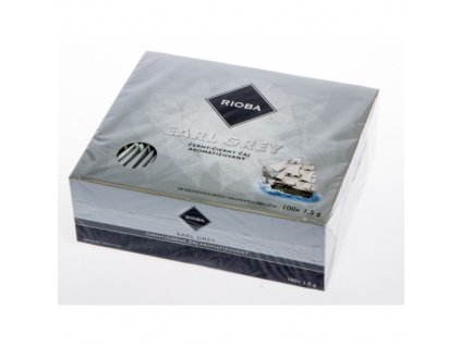Rioba Czarna herbata Earl Grey z bergamonką 100 kopert x 1,5g