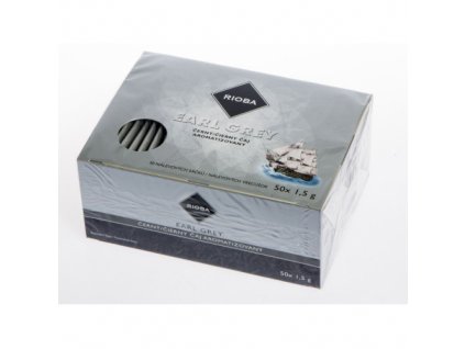 Rioba Czarna herbata Earl Grey z bergamonką 50 kopert x 1,5g