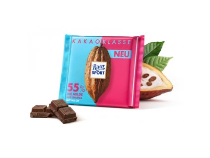 Ritter Sport Klasse Ciemna czekolada mleczna 55% kakao 100g