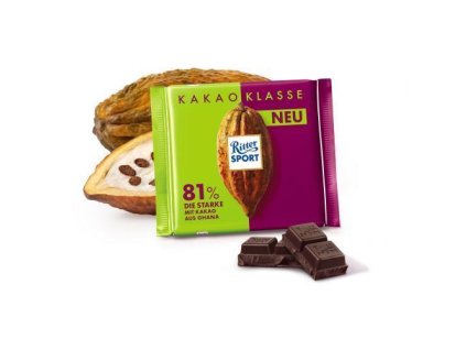 Ritter Sport Klasse Ciemna czekolada 81% kakao 100g