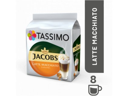TASSIMO Jacobs Krönung LATTE MACCHIATO CARAMEL 8 porcji