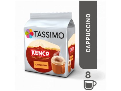 TASSIMO Kenco Cappuccino 8 kapsułek z mlekiem + 8 z kawą