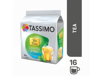TASSIMO  ZIELONA HERBATA Z MIĘTĄ 16 kapsułek T-Disc
