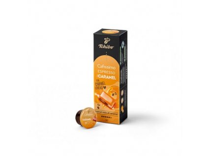 TCHIBO Cafissimo Espresso Caramel Karmelowe 10 kapsułek z kawą