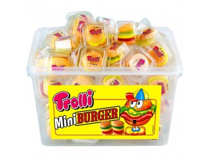 Trolli mini burger 60 szt. w pudełku