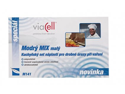 Viacell Náplast modrý mix malý 1x20ks