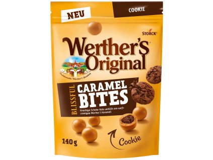 Werther's Original Caramel Bites Cookie Ciasteczka czekoladowo karmelowe  140g