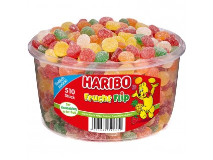 Haribo Frucht Flip Owocowe żelki kuleczki 510 szt.