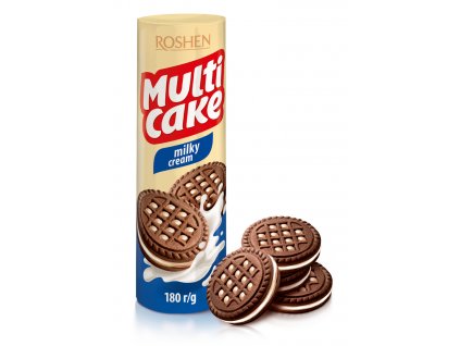 Multicake ciasteczka z nadzieniem mlecznym 180g