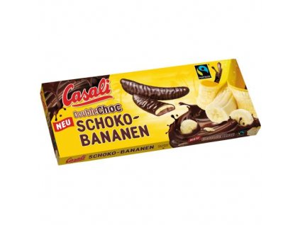 Casali Double Choc Schoko-Bananen Bananowe pianki w  czekoladzie 300g