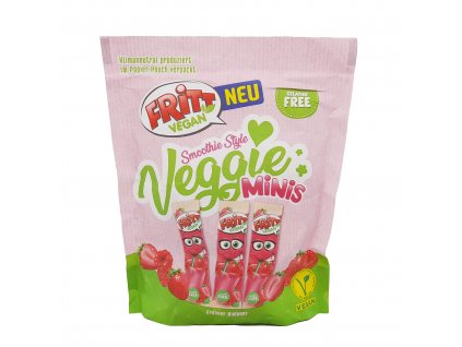 Fritt Vegan Smoothie Style Veggie Minis Erdbeer & Himbeer 135g