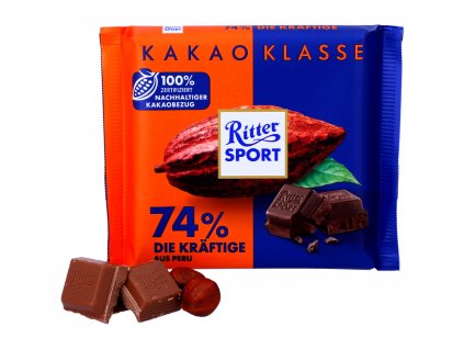Ritter sport Kakao Klasse 74% Peru Czekolada 100g