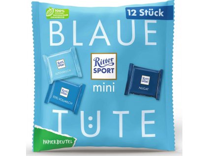 Ritter Sport mini Blaue Tüte 12 mini czekoladek