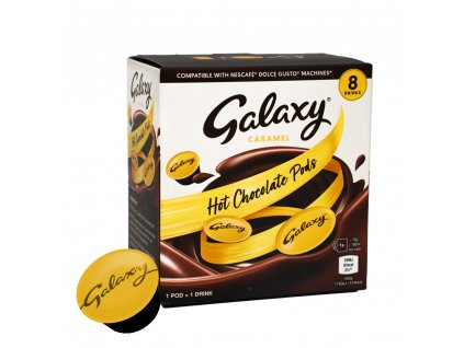 Galaxy Caramel Chocolate 8 kapsułek z czekoladą