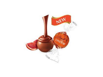 Lindt Lindor Pralinki czerwony pomarańcz 100g