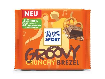 Ritter Sport Groovy Crunchy Brezel Mleczna czekolada z preclami 100g