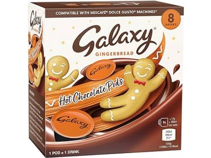 Galaxy Hot chocolate Gingerbread 8 kapsułek z czekoladą