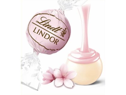 Lindt Sakura Białe z nadzieniem wiśniowym pralinki na wagę 100g