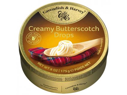 Cavendish & Harvey Creamy Butterscotch Drops Cukierki 175g