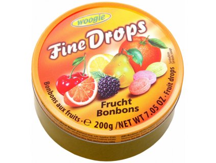 Woogie Fine Drops Frucht Owocowe cukierki 200g