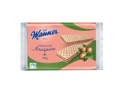 Manner Knuspino Haselnuss Wafelki orzechowe 110g
