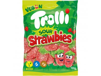 Trolli Sour Strawbies Kwaśne truskawki 150g