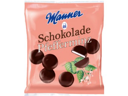 Manner Praliny miętowe zanurzane w czekoladzie 150g