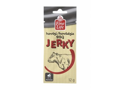 Fine Life Jerky Suszona wołowina BBQ 12g