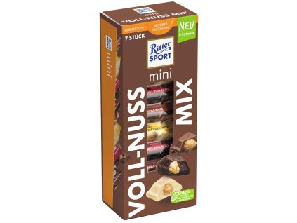 Ritter Sport mini Voll-Nuss Mix Czekoladek z orzechami 150g