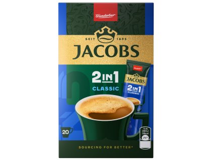 Jacobs 2v1 Classic kawa w saszetkach 20x12,4g