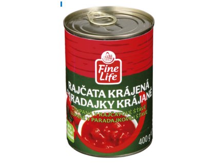 Fine Life Obrane i pokrojone w plasterki pomidory 400g