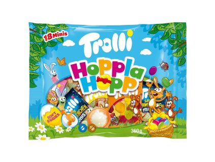 Trolli Hoppla Hopp Minis paczuszki wielkanocne z żelkami 360g
