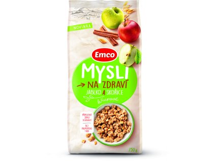 Emco Mysli Mieszanka płatków, suszonych jabłek i cynamonu 750 g