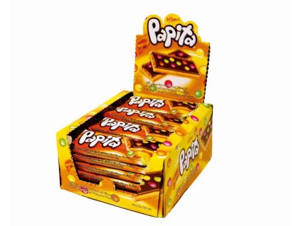 Papita Ciastko z czekoladą i drażetkami z karmelowym nadzieniem 24 x 33 g