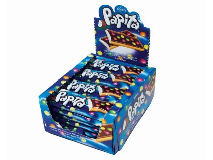 Papita Ciastko z czekoladą i drażetkami z kokosowym nadzieniem 24 x 33 g