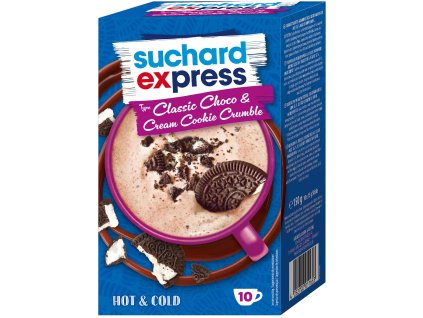 Suchard Express 10 porcji rozpuszczalnego napoju o smaku waniliowych ciasteczek 150 g