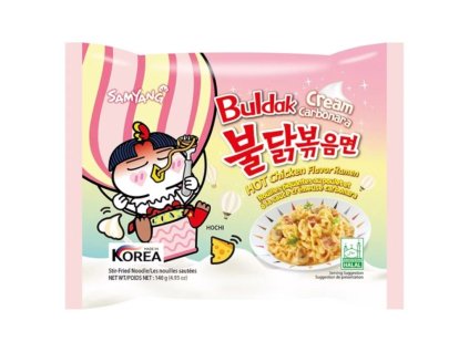 SAMYANG Cream Carbonara Hot makaron na ramen 140 g