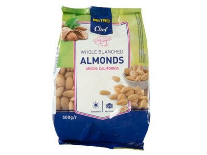 Metro Chef całe blanszowane migdały 500 g