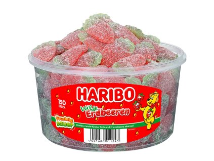 Haribo Wilde Erdbeeren Dzikie truskawki 150 szt. 1200 g