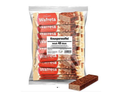 Vincinni Wafreta Chrupiące wafelki w polewie kakaowej 48 x 30 g
