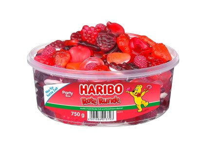 Haribo Rote Runde Czerwone żelki owcowe 750 g