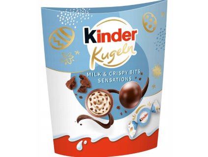 Kinder Milk & Crispy Bits Sensations mleczne kuleczki 90 g