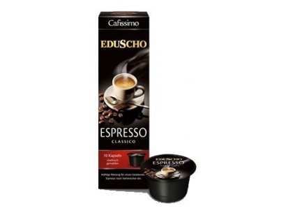 EDUSCHO Cafissimo ESPRESSO CLASSICO 10 kapsułek z kawą 75g