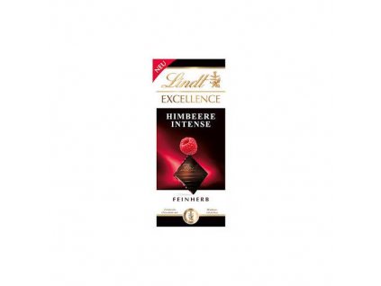 LINDT Excellence Raspberry Intense Ciemna czekolada z kawałkami malin 100g