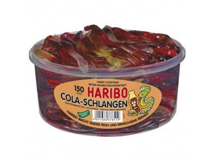 HARIBO Cola-Schlangen Żelki Owocowe 150 sztuk w pudełku