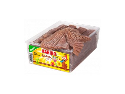 Haribo Pasta Basta Cola Sour Kwaśne colowe paski 150 sztuk w pudełku