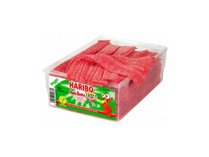 Haribo Pasta Basta Erdbeer Sour Kwaśne truskawkowe paski 150 sztuk w pudełku