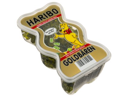HARIBO Goldbaren Złote Misie JABŁKOWE 450g w pudełku w kształcie misia