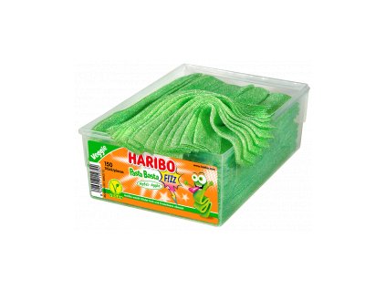 Haribo Pasta Basta Apfel Sour Kwaśne jabłkowe paski 150 sztuk w pudełku